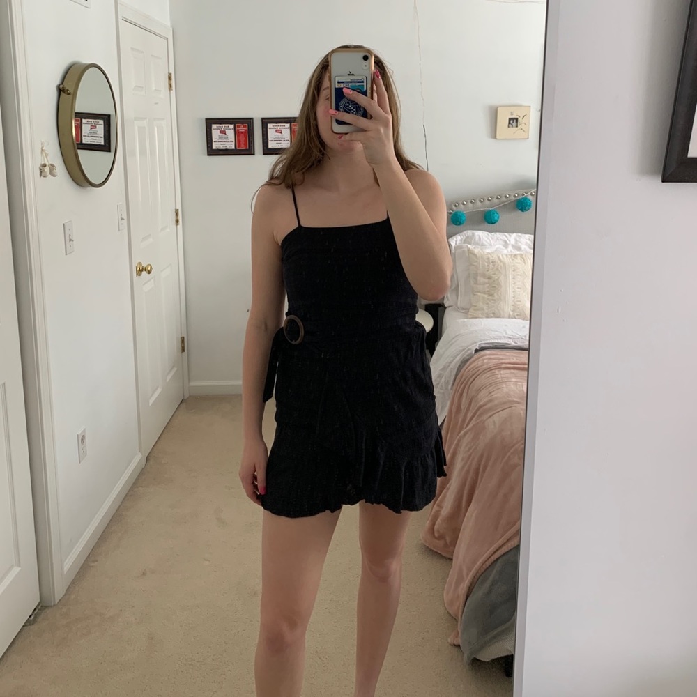 American Eagle wrap front cami dress